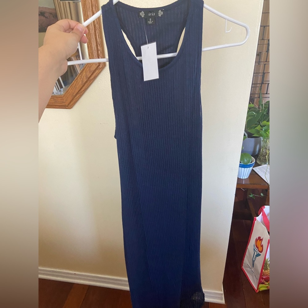 Women’s navy blue summer dress